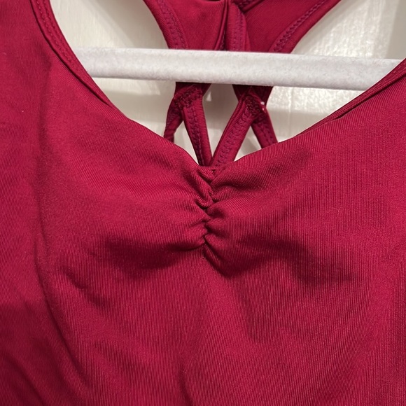 burgundy ballet leotard - Picture 3 of 3